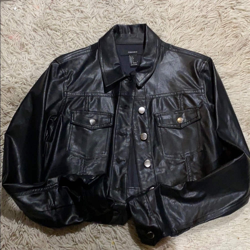 Leather jacket